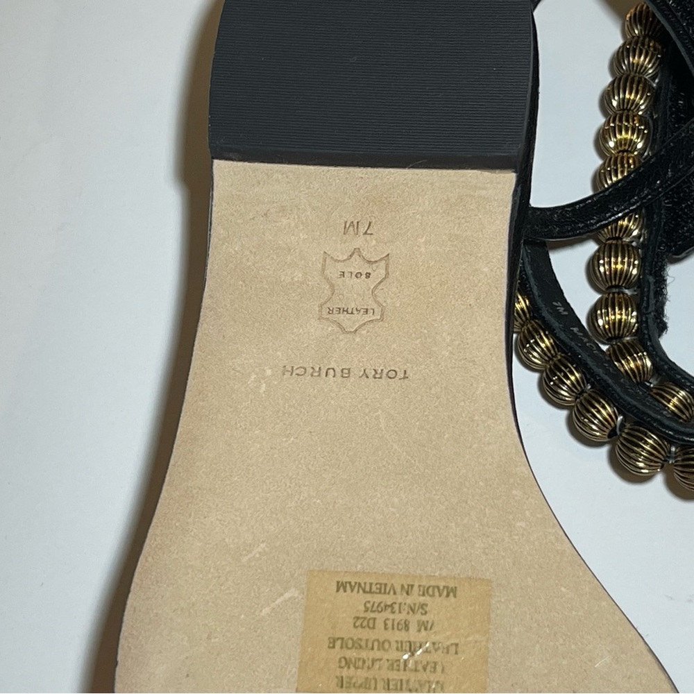 Tory Burch Ankle strap Sandals 7M - Picture 3 of 6